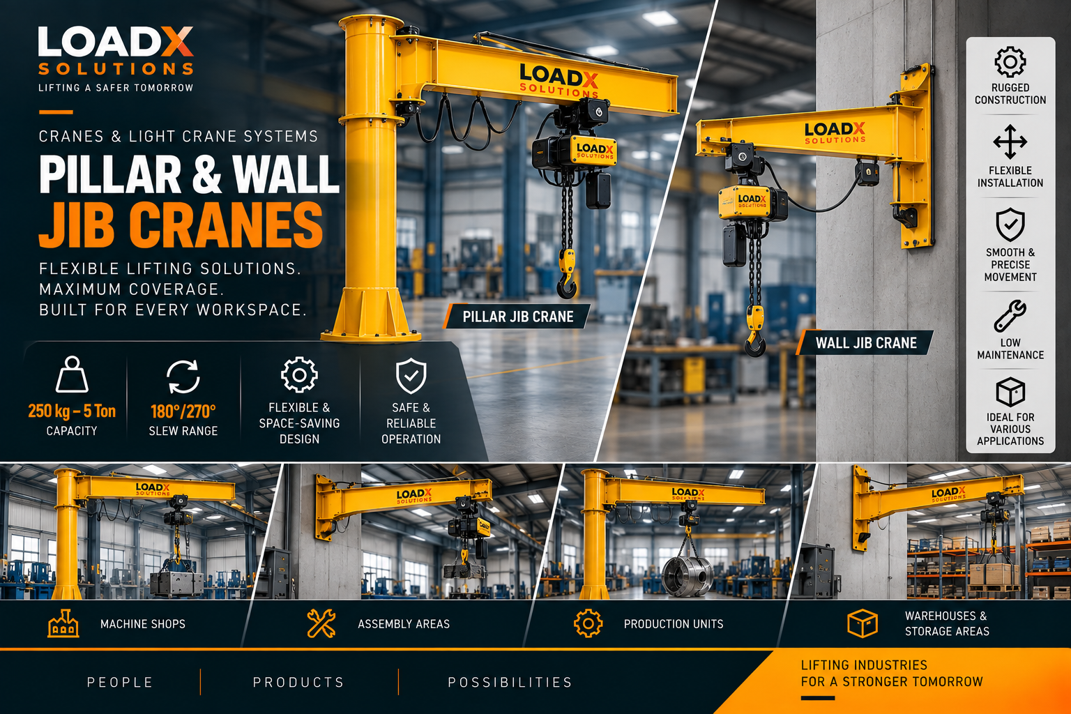 Pillar & Wall Jib Cranes